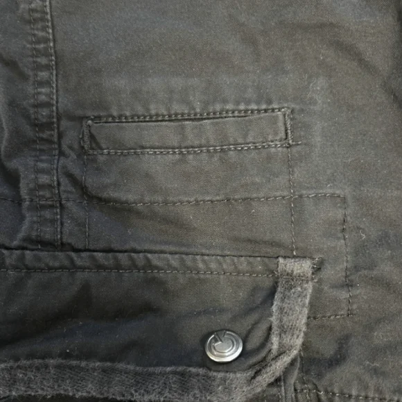 Projek Raw Men's 42 Black Denim Cargo Jean Shorts - Picture 5 of 9